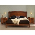 Luxusní rustikální manželská postel CASTILLA 135-180cm s nožičkami Chipendale