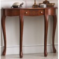 Luxusní rustikální zdobená konzola CASTILLA III s intarzií 89cm