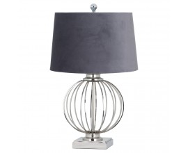 Stylová stolní lampa Chrom 63cm