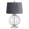 Stylová stolní lampa Chrom 63cm