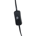 Stylová stolní lampa Chrom 63cm