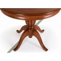 Luxusní rustikální kulatý jídelní stůl CASTILLA Chippendale II z masivního dřeva