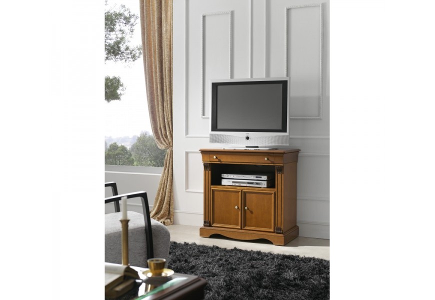 Luxusní rustikální TV stolek RUSTICA v klasickém stylu 81cm