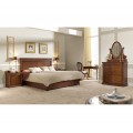 Luxusní rustikální postel s úložným prostorem CASTILLA 150-180cm