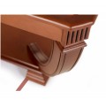 Luxusní rustikální čtvercový konferenční stolek RUSTICA I prosklený 90cm