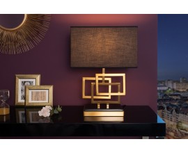Designová stolní lampa Tulsa zlatá