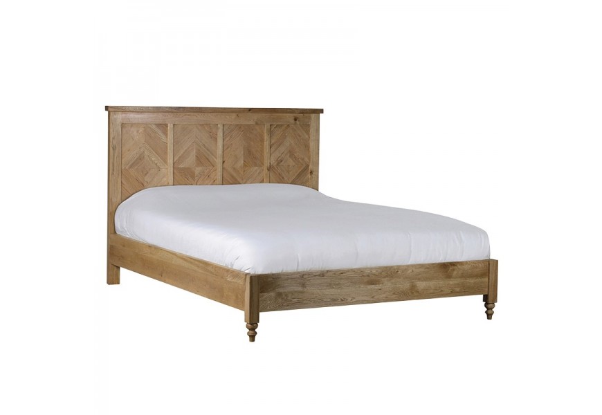 Designová rustikální manželská postel Madalyn