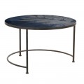 Designový vintage konferenční stolek Dawson modrý