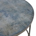 Stylový vintage konferenční stolek Dawson skleněný