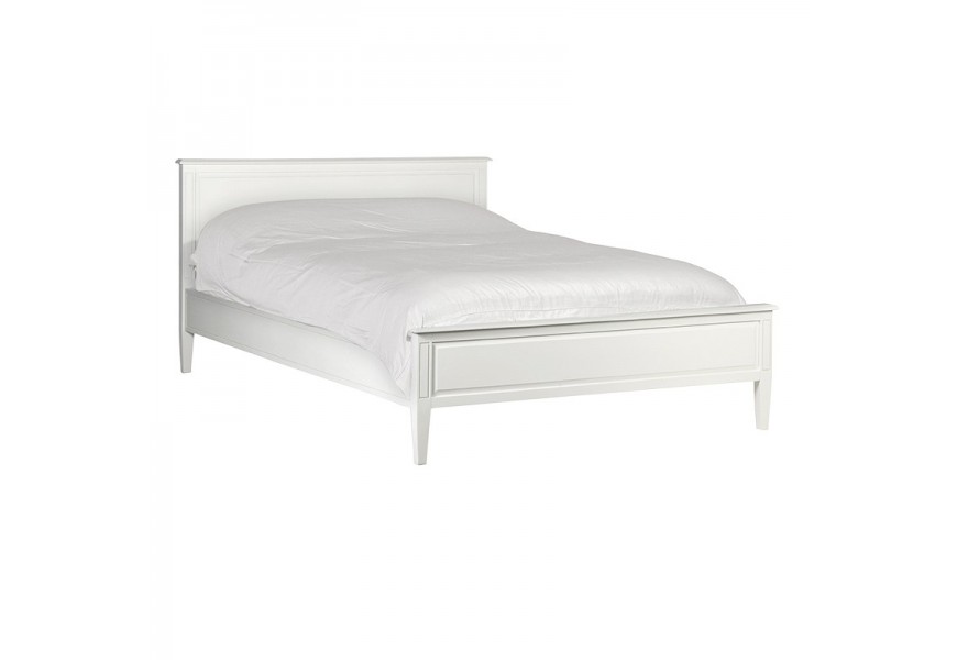 Provensálská luxusní manželská postel Amarante bílá 166 cm