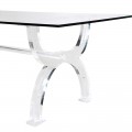 Moderní luxusní konferenční stolek Eglantine skleněný 210 cm