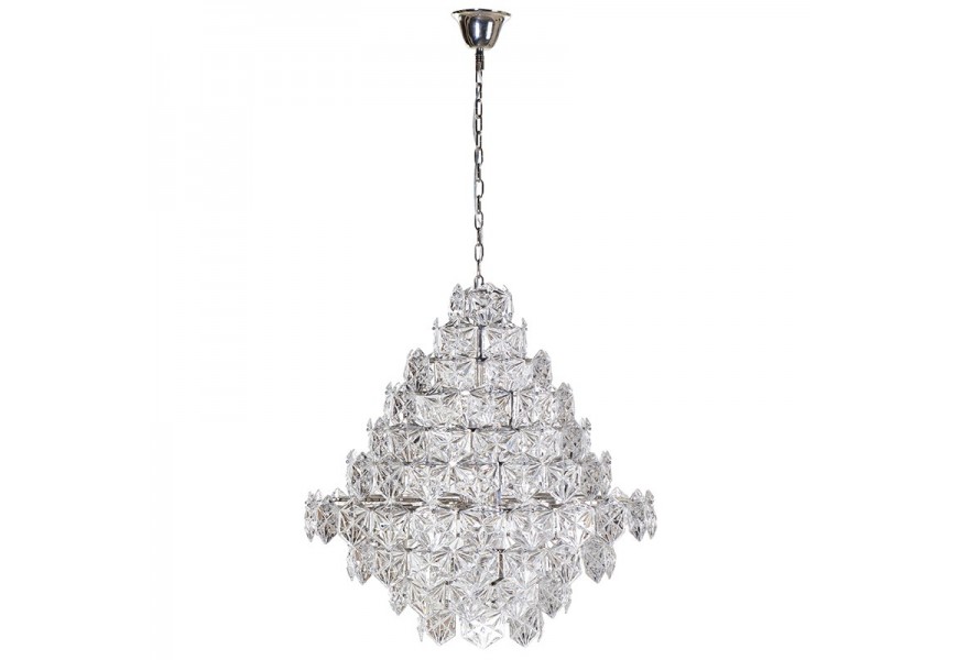 Velký luxusní krystalový lustr Eglantine 84 cm