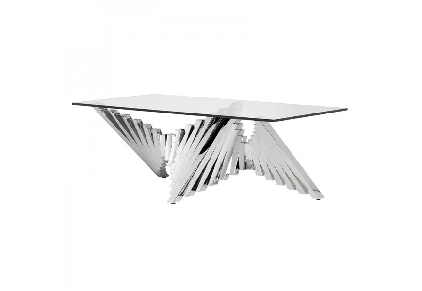 Art-deco luxusní konferenční stolek Ismay 120cm