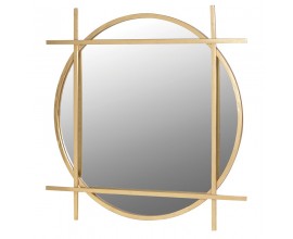 Luxusní art-deco zrcadlo se zlatým designovým rámem Jeanine 97cm