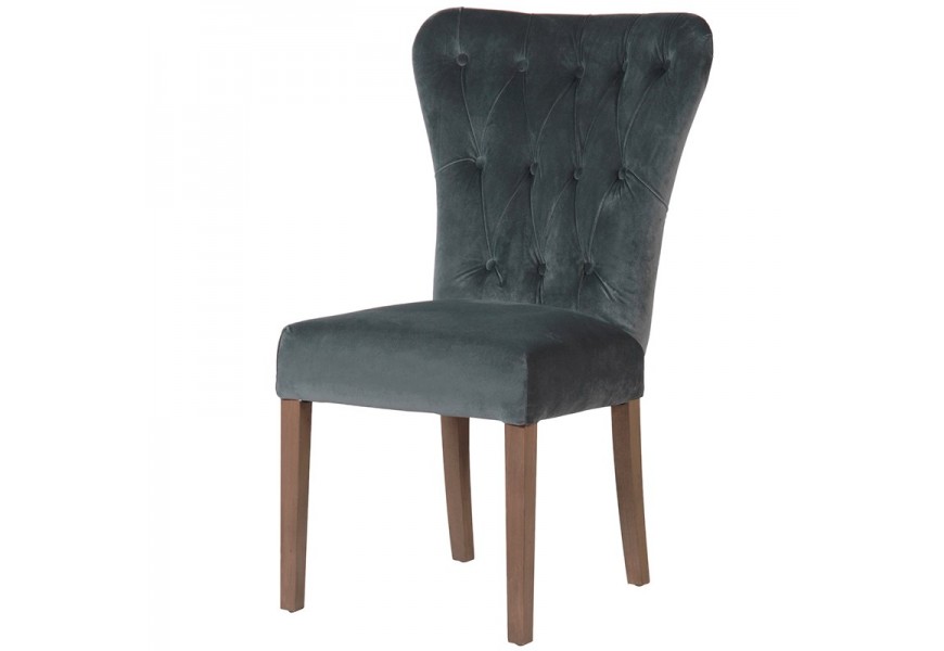 Moderní stylová židle Ondine v šedozelená ej barvě 100cm