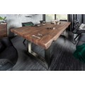 Moderní luxusní jídelní stůl Hege akát 200cm z masivního dřeva