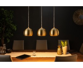 Designový set 3 lamp závěsných lamp Amaris zlaté