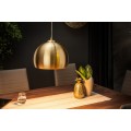 Designová závěsná lampa Amaris zlatá 30cm