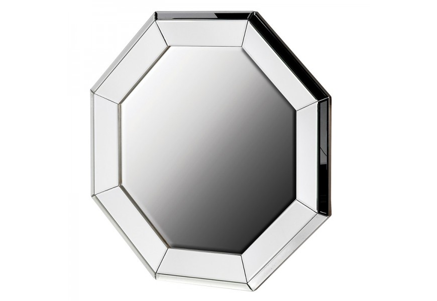 Designové nástěnné zrcadlo Cherell ve stříbrné barvě