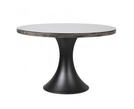 Moderní stylový kulatý konferenční stolek Lucienne 76cm