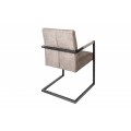 Retro designová židle Inspirativní tmavě šedá 90cm