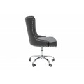 Otočné designové kancelářské křeslo Modern Secretary černé