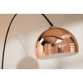 Moderní designová stojací lampa Urbano rose gold