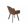 Moderní designová židle Ventura v hnědé barvě 59cm