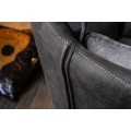 Retro židle Dex v šedé barvě 63cm