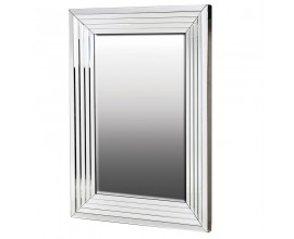 Moderní obdélníkové zrcadlo Cherell v zrcadlovém rámu 113cm