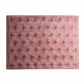 Stylové chesterfield čelo postele Alvaro v růžové barvě 160cm