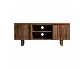Luxusní a nadčasový TV stolek Domitilla z mangového dřeva 140cm