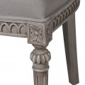 Venkovská židle Crema se šedým čalouněním 100 cm
