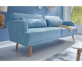 Designová skandinávská rozkládací dvoj sedačka Sheena 210cm světlomodrá