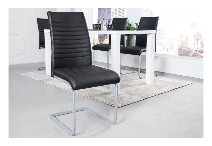 Moderní designová židle Gristol 93cm černá