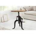 Industriální příruční stolek Steele Craft 50cm mango