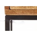 Industriální příruční stolek Steele Craft 45cm mango