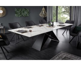 Designový industriální jídelní stůl Copeland II 180-260 cm z mramoru