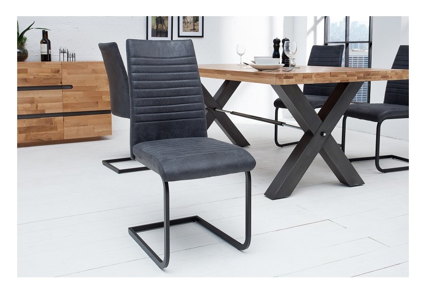 Designov&aacute; industri&aacute;ln&iacute; j&iacute;deln&iacute; židle Gristol &scaron;ed&aacute;
