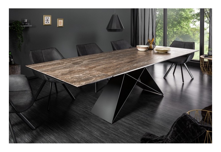 Designový industriální jídelní stůl Copeland I 180-260 cm