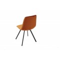 Moderní designová židle Hartlepool Mandarin sametová