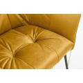 Modern&iacute; designov&eacute; křeslo Armlehne ve žlut&eacute; barvě