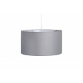 Designová kulatá závěsná lampa Cherire 50cm šedá