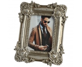 Antický stříbrný zdobený fotorámeček Leakon