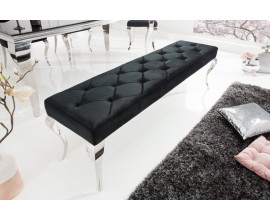 Luxusní čalouněná lavice Modern Barock černá