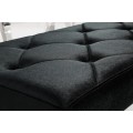 Luxusní čalouněná lavice Modern Barock černá