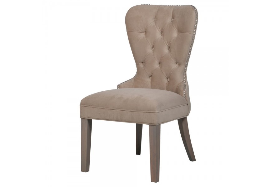 Luxusní jídelní židle Ador I s Chesterfield prošíváním 97 cm