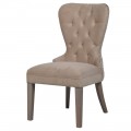 Luxusní jídelní židle Ador I s Chesterfield prošíváním 97 cm