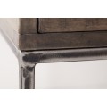 Industriální příruční stolek Steele Craft 45cm akácie