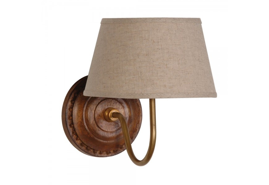 Stylov&aacute; koloni&aacute;ln&iacute; n&aacute;stěnn&aacute; lampa Linea 23cm